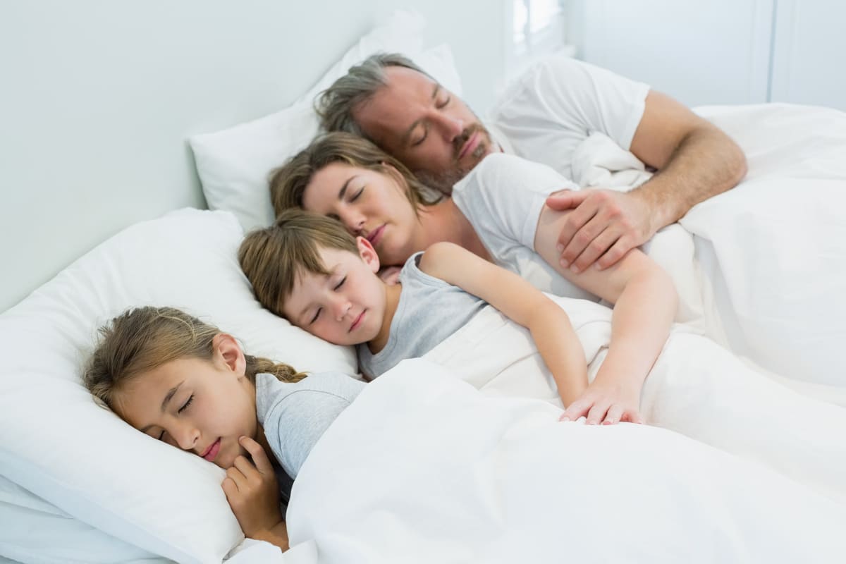 routine del sonno in famiglia